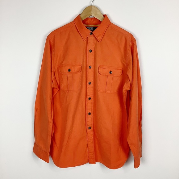 Polo Ralph Lauren Other - Vintage Polo by Ralph Lauren Orange button Down Shirt